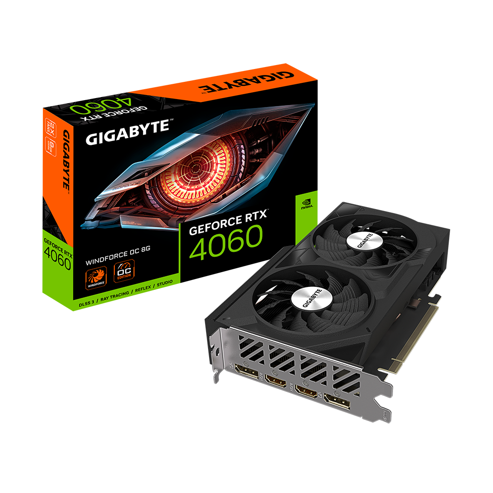 Gigabyte RTX4060 Windforce OC 8GB GDDR6