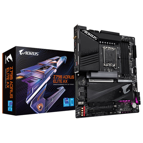 Gigabyte Z790 Aorus Elite AX DDR5 ATX Motherboard for 13th and 12th Gen. Intel LGA1700 Processors