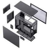 Jonsbo D31 STD SC M-ATX Type-C Case - Black (LCD, no Fan)