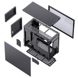 Jonsbo D31 STD mATX Type-C Case (no Fan) - Black