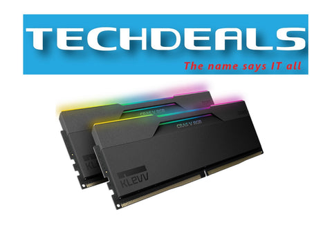 KLEVV Cras V RGB DDR5 6400MHz CL32 Desktop RAM – 32GB/48GB/64GB Kits (2x16GB/2x24GB/2x32GB) – Black & White
