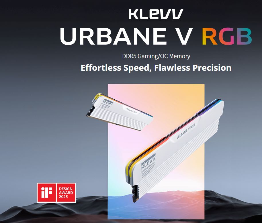 KLEVV URBANE V RGB DDR5 6400 CL32 (2x24GB)