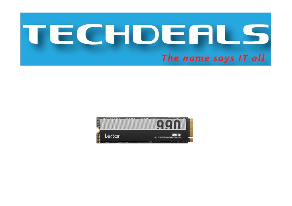 Lexar NM990 Gen5 NVMe M.2 SSD – 1TB / 2TB / 4TB – PCIe 5.0 x4 – Up to 14,000MB/s