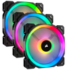 Corsair LL120 RGB 120mm Dual Light Loop RGB LED PWM 3 Fan Pack with Lighting Node PRO