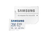 Samsung EVO Plus SD Card | 64GB / 128GB / 256GB / 512GB / 1TB | UHS-I U3 Class 10 | Up t1o 30MB/s