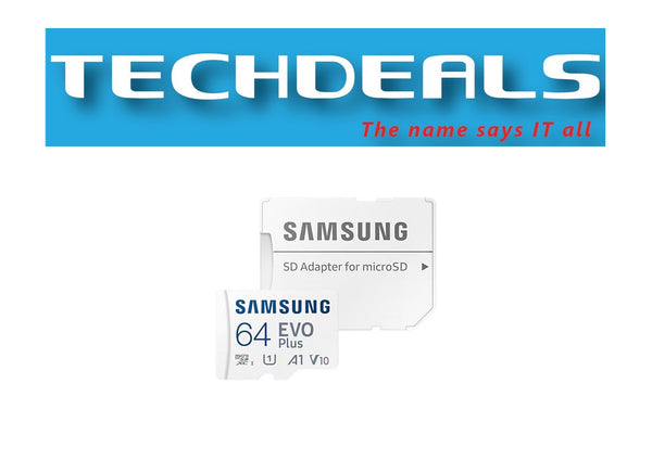 Samsung EVO Plus SD Card | 64GB / 128GB / 256GB / 512GB / 1TB | UHS-I U3 Class 10 | Up t1o 30MB/s