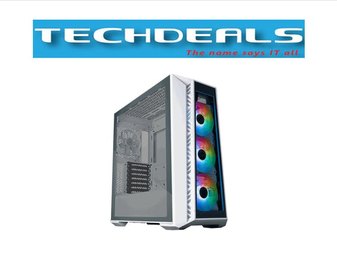 COOLER MASTER MASTERBOX 520 ARGB ATX CASE WITH T.G  - WHITE