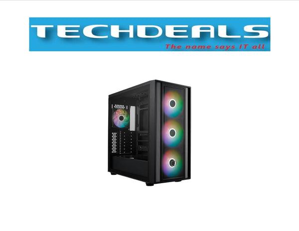 COOLER MASTER MASTERBOX 600 ARGB ATX CASE WITH T.G BLACK/WHITE