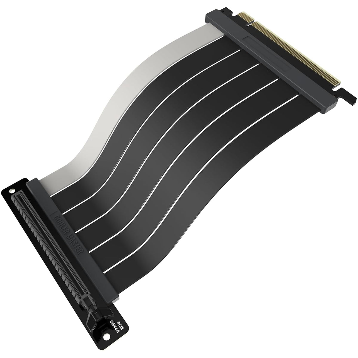 COOLER MASTER MASTERACCESSORY RISER CABLE PCIE 4.0 -300MM V2 WHITE/BLA ...