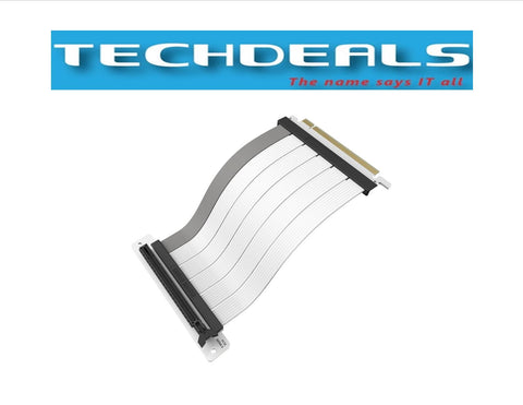 COOLER MASTER MASTERACCESSORY RISER CABLE PCIE 4.0 -200MM V2 WHT/BLK