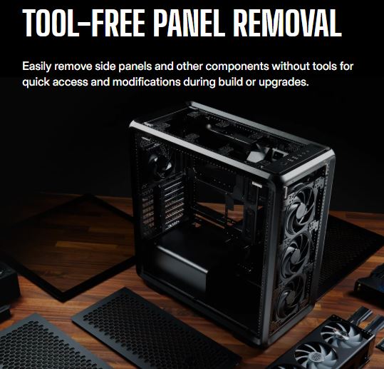 COOLER MASTER MASTERFRAME 600 BLACK/SILVER ATX CASE