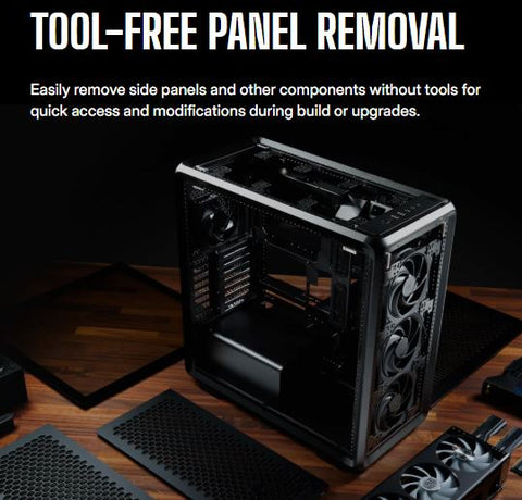 COOLER MASTER MASTERFRAME 600 BLACK/SILVER ATX CASE