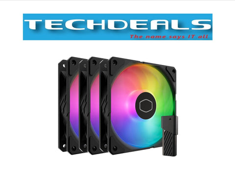 COOLER MASTER SICKLEFLOW EDGE 120 ARGB 3IN1 FAN - BLACK (2Y)