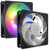 COOLER MASTER MOBIUS 120P ARGB RING BLADE FAN - WHITE/BLACK (5Y)