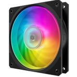 COOLER MASTER MOBIUS 120P ARGB RING BLADE FAN - WHITE/BLACK (5Y)