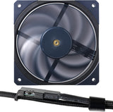COOLER MASTER MOBIUS 120 OC RING BLADE FAN  (5Y)