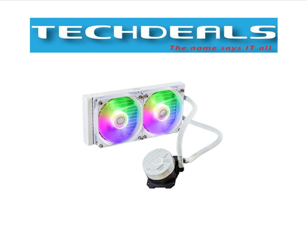 COOLER MASTER MASTERLIQUID 240L CORE ARGB CPU COOLER -WHITE