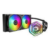 COOLER MASTER MASTERLIQUID 240 ATMOS ARGB CPU COOLER WHITE /BLACK (5Y)
