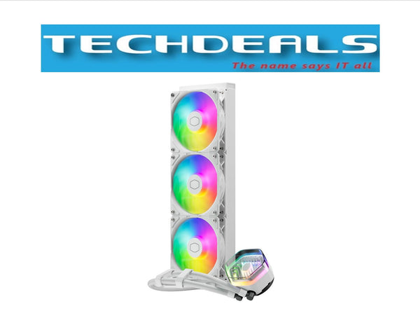 COOLER MASTER MASTERLIQUID 360 ATMOS ARGB CPU COOLER WHITE (5Y)