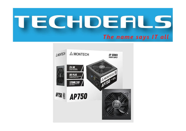MONTECH AP 750W 80 PLUS Power Supply – Non-Modular – ATX PSU