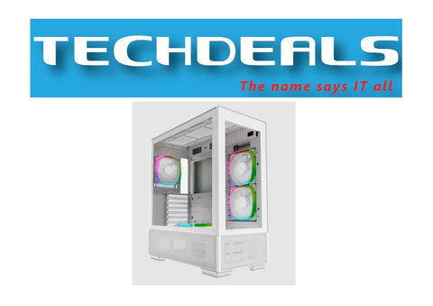 MONTECH SKY TWO WHITE, 4 ARGB Sync Fans