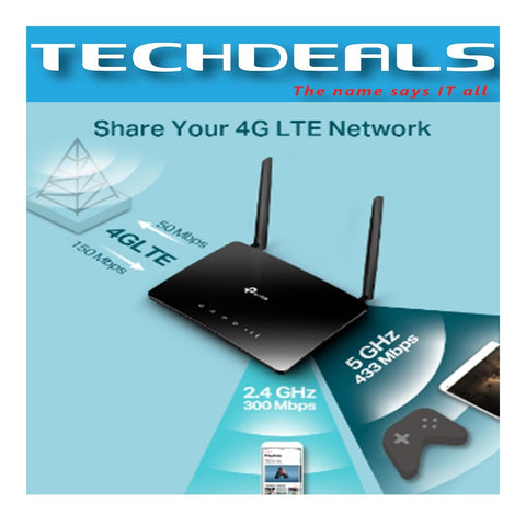 Tp-Link Archer MR402 AC1200 Wireless Dual Band 4G LTE Router