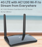 Tp-Link Archer MR402 AC1200 Wireless Dual Band 4G LTE Router