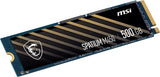MSI SPATIUM M450 PCIe 4.0 NVMe M.2 SSD Solid State Drive - 500GB
