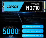 Lexar NQ710 M.2 NVMe 2280 Gen4x4 SSD 1TB | 2TB