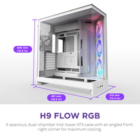NZXT H9 Flow RGB (2025) - Black/White