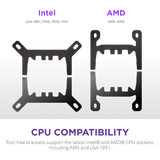 NZXT Kraken Plus 240 RGB V2 - Black/White