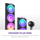 NZXT Kraken Plus 360 RGB V2 - Black