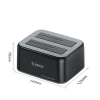 ORICO 6829C3 2.5/3.5-inch SATA HDD/SSD Dual-Bay Dock w/Offline Clone Function