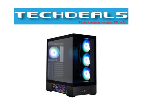 ZALMAN P40 DS BLK ATX MID TOWER CHASSIS, 4*120mm ARGB FAN