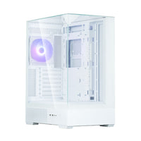 ZALMAN P40 PRISM BLK/WHT ATX MID TOWER CHASSIS, 1*120mm ARGB FAN