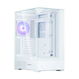 ZALMAN P40 PRISM BLK/WHT ATX MID TOWER CHASSIS, 1*120mm ARGB FAN