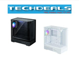 ZALMAN P40 PRISM BLK/WHT ATX MID TOWER CHASSIS, 1*120mm ARGB FAN