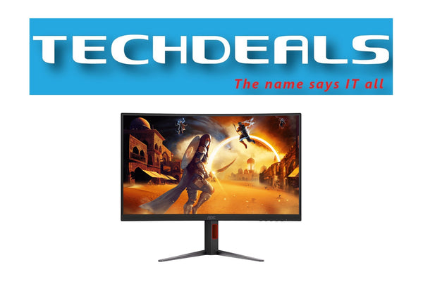 AOC MONITOR 27" CQ27G4 CURVED 1500R VA QHD 2K ADAPTIVE SYNC 180hz HDMI 2.0 x 1 DP 1.2 x 1
