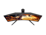 AOC MONITOR 31.5" CQ32G4 QHD 2K CURVED 1500R LED GAMING 180HZ HDMI 2.0 x 1 DP 1.4 x 1