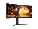 AOC MONITOR 34" CU34G4 FAST VA CURVED 1500R WQHD A-SYNC 180HZ 0.5MS HDR10 HDMI 2.0 X 2 DP 1.4 HAJ SWIVEL VESA