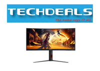 AOC MONITOR 34" CU34G4 FAST VA CURVED 1500R WQHD A-SYNC 180HZ 0.5MS HDR10 HDMI 2.0 X 2 DP 1.4 HAJ SWIVEL VESA