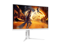 AOC MONITOR 27" Q27G4/WS FAST IPS QHD 2K A-SYNC 200HZ 0.3MS HDMI 2.0 DP 1.4 HAJ SWIVEL PIVOT VESA ANTI-BLUE LIGHT WHITE