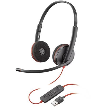 Plantronics Blackwire 3220 UC Wired Stereo On-Ear USB Headset