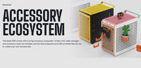 COOLER MASTER QUBE 500 ATX CASE WITH T.G MACARON - FLAT PACK/WHITE/BLACK