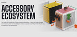 COOLER MASTER QUBE 500 ATX CASE WITH T.G MACARON - FLAT PACK/WHITE/BLACK
