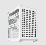 COOLER MASTER QUBE 500 ATX CASE WITH T.G MACARON - FLAT PACK/WHITE/BLACK