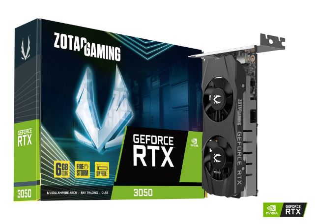 Zotac RTX3050 6GB GDDR6 Lowprofile Graphics card