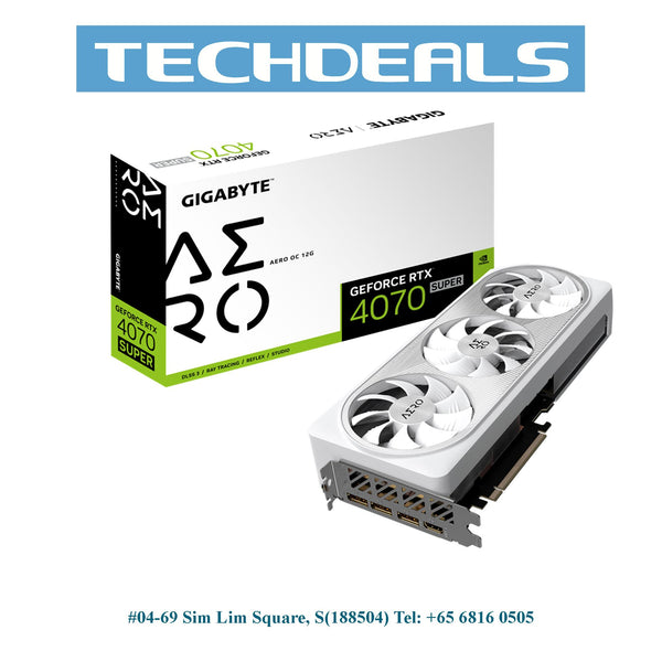 Gigabyte RTX4070 Super AERO OC 12GB GDDR6X Graphics Card