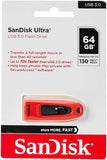 Sandisk SDCZ48-064GB Ultra Usb3.0 Flash Drive Red