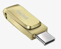 SanDisk Ultra Dual Drive Luxe USB Type-C™ Flash Drive - Gold